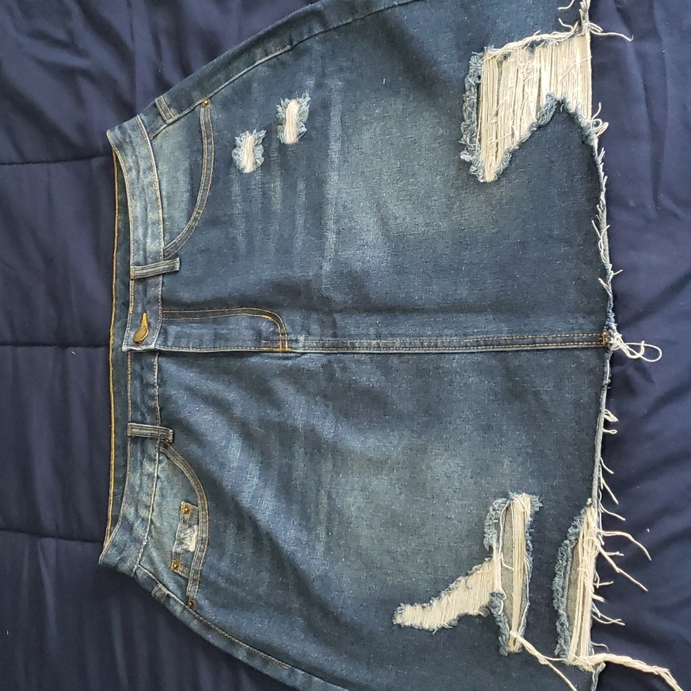 Denim skirt